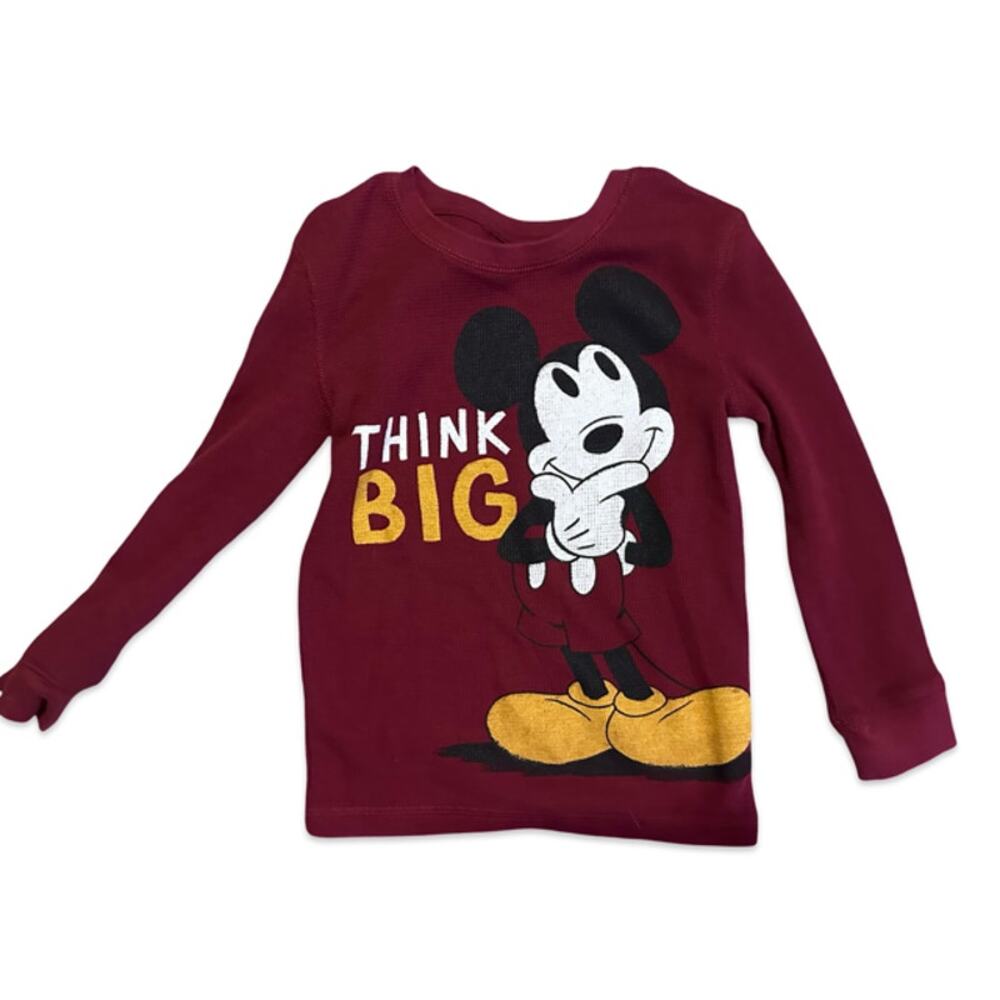 Disney Mickey Mouse “Think Big” Shirt Boys Size 5T